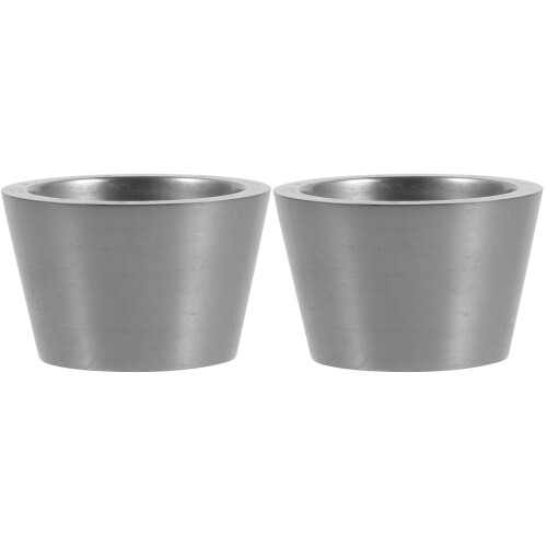 2Pcs DIY Grey Graphite Mold for Melting Gold Silver Copper Metals 2