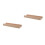 2Pcs Rolling Pin Organizer Rack Wood Cradle for Dough and Pastry 8
