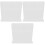 3Pcs Clear Acrylic Book Reading Holder Portable Lightweight Home Use 5