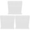 3Pcs Clear Acrylic Book Reading Holder Portable Lightweight Home Use 4