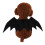Halloween Bat Wings for Pets Black with Bell Adjustable Costume 4