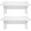 2Pcs Stable Wooden Foot Rest Step Stool for Bathroom Office White 6