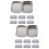 12Pcs Iron Storage Boxes Flip-Type Small Metal Box for Candy and Gifts 8