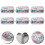 12Pcs Iron Storage Boxes Flip-Type Small Metal Box for Candy and Gifts 9