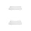 2Pcs Strong White Wall-Mounted Router Rack and Projector Tray Holder 5