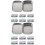 12Pcs Iron Storage Boxes Flip-Type Small Metal Box for Candy and Gifts 6