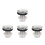 4Pcs Durable Plastic Urinal Spray Nozzle Heads Silver Replacement 3