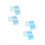 144Pcs White Eptfe Mushroom Growing Filter Discs for Mason Jar Airflow 6