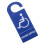 4Pcs Lightweight Handicap Parking Permit Tags Blue PVC Material 2