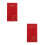 2Pcs Red Pocket-Sized Daily Weekly Planner PU Notebook for Office Use 6