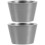 2Pcs DIY Grey Graphite Mold for Melting Gold Silver Copper Metals 6