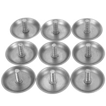 50Pcs Outdoor Silver Tactile Paving Nail Walkway Blind Warning Marker