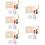 5Sets DIY Embroidery Kit Punch Needle Coaster Material Assorted Color 10