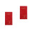 2Pcs Red Pocket-Sized Daily Weekly Planner PU Notebook for Office Use 5