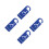 4Pcs Lightweight Handicap Parking Permit Tags Blue PVC Material 9