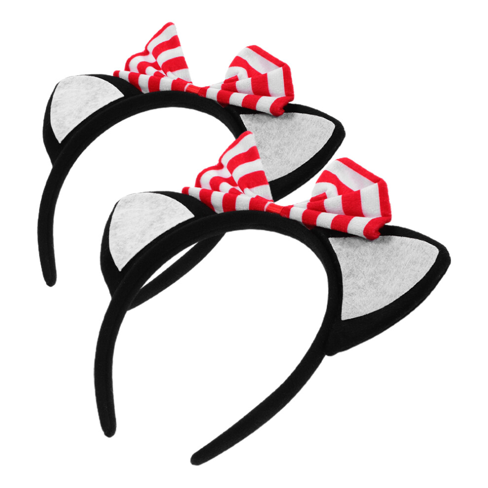 4St Kat Oren Haarband Met Strik, Voor En Feest-image