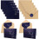 50Sets Small Foldable Thank You Cards with Envelopes Assorted Colors 3