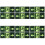 12Pcs Green Acrylic Luminous Exit Sign Emergency Safety Wall Sticker 4