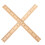 4Pcs Multi-Use Wood Sewing Ruler Orange Tailor Measurement Craft Tool 1