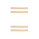 4Pcs Multi-Use Wood Sewing Ruler Orange Tailor Measurement Craft Tool 9