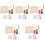 5Sets DIY Embroidery Kit Punch Needle Coaster Material Assorted Color 3