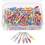 100Pcs Multi-Color Brushes Iron Nylon Soft Bristles 1