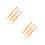 6Pcs Orange Phone Charm Straps Easy Attach Mobile Phone Straps 7