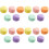 20Pcs Assorted Color Artificial Macaron Display PVC Fake Dessert Props 7