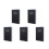 5Pcs 2025 Planners Black PU Hardback Academic Weekly Planner 6