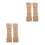 2Pairs Beige Elbow Compression Sleeves for Men Elastic Arm Support 4