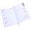 5Pcs 2025 Planners Black PU Hardback Academic Weekly Planner 3