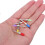 100Pcs Multi-Color Brushes Iron Nylon Soft Bristles 4