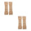 2Pairs Beige Elbow Compression Sleeves for Men Elastic Arm Support 6