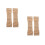 2Pairs Beige Elbow Compression Sleeves for Men Elastic Arm Support 7