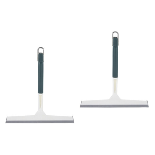 2Pcs Dark Green Squeegee for Window and Shower Door Cleaning 2