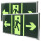12Pcs Green Acrylic Luminous Exit Sign Emergency Safety Wall Sticker 2