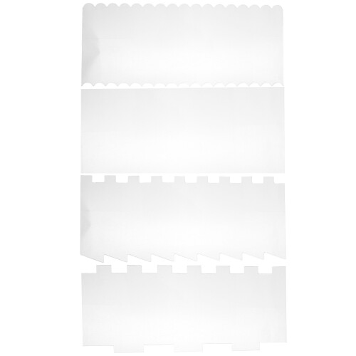 12Pcs Acrylic Cake Frosting Smoother Tool for Baking and Decorating 2