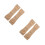2Pairs Beige Elbow Compression Sleeves for Men Elastic Arm Support 10