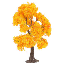 3Pcs Fake Indoor Decor Trees Wire PVC Multi Color for Diorama