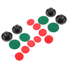 4Sets ABS Ijshockey Pucks En Pushers Rood Ideaal Voor Spelkamers