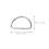 40Pcs Heavy Duty Silver D Rings for Sewing Bags Collars Harnesses 4