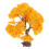 4Pcs Multi Color Mini Model Trees for Diorama Wire DIY Landscape Decor 2