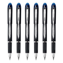 Uni-Ball Jetstream Tintenroller, 1,0 mm dicke Spitze, 6 Stck (blau fett)