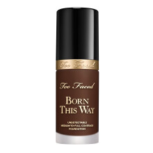 Too Faced Born This Way Natural Finish Longwear Liquid Foundation | Medium-To-Full Coverage | Hydrating + Oil Free 1.01 fl. oz.