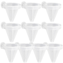 40Pièces De Nourrissage Transparent Avec Ventouse Pour Aquarium