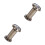 2Pièces Visionneuse Œil De Porte Café En Zinc Intimité 8