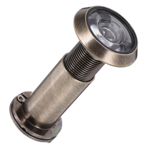 2Pièces Visionneuse Œil De Porte Café En Zinc Intimité 2