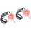 2Ensembles Chauffe-Cire Portable Rose Avec , Décoration Table 6