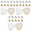 36Pièces Accessoires Boucles D'oreilles Silicone Colorés Pour 5
