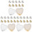 36Pièces Accessoires Boucles D'oreilles Silicone Colorés Pour 4
